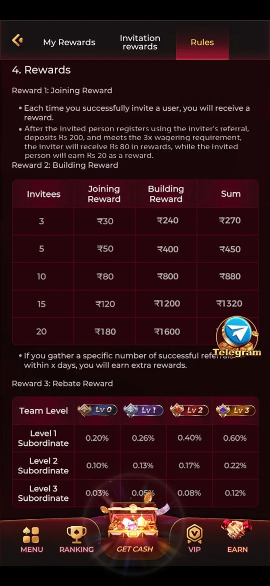 Promotional banner for gaming rewards